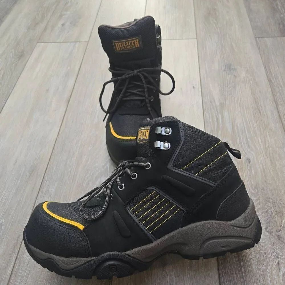Men's Grindstone Light 6" Composite Toe safety work Boots Size 10.5 Duluth